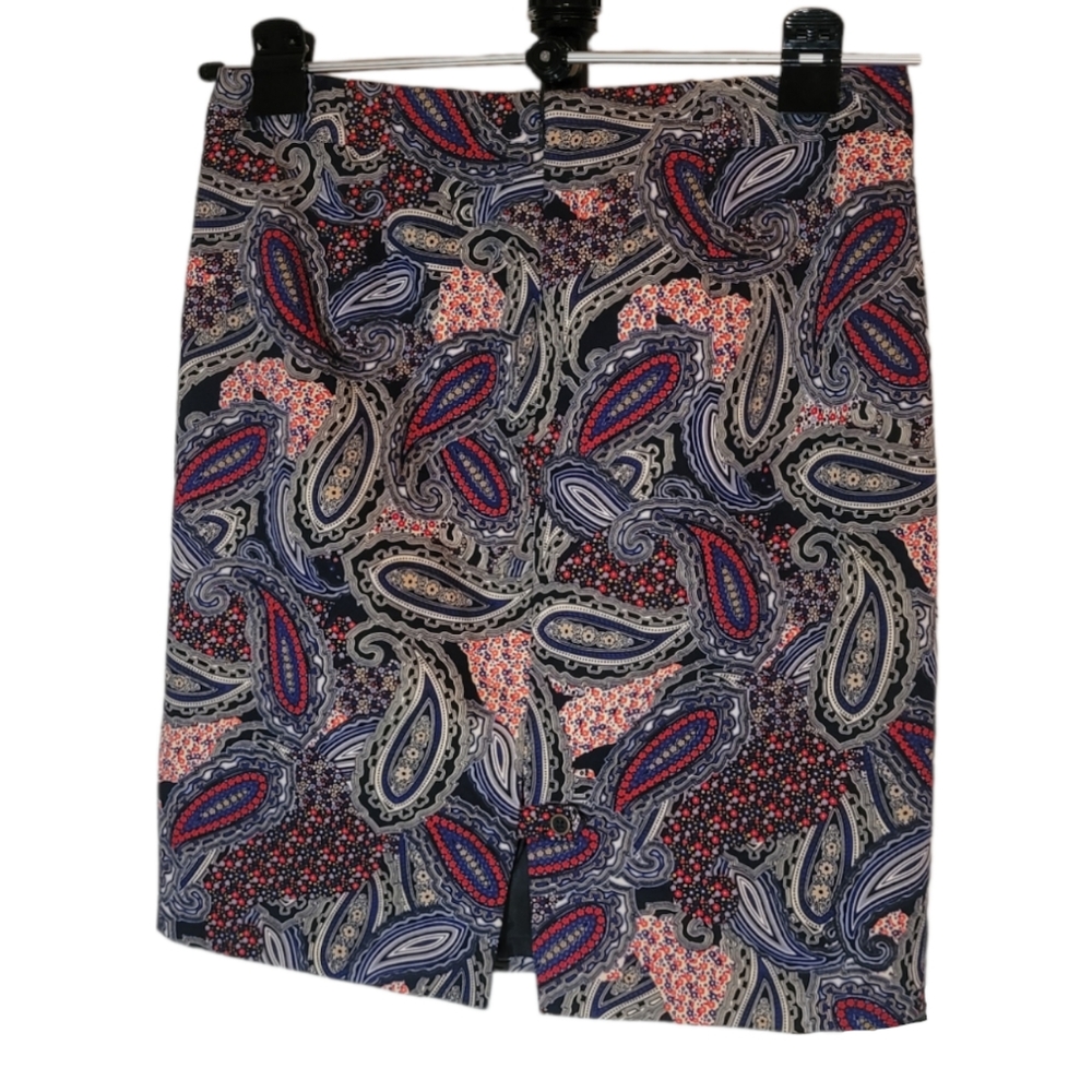 Tommy Hilfiger Paisely Pencil Skirt